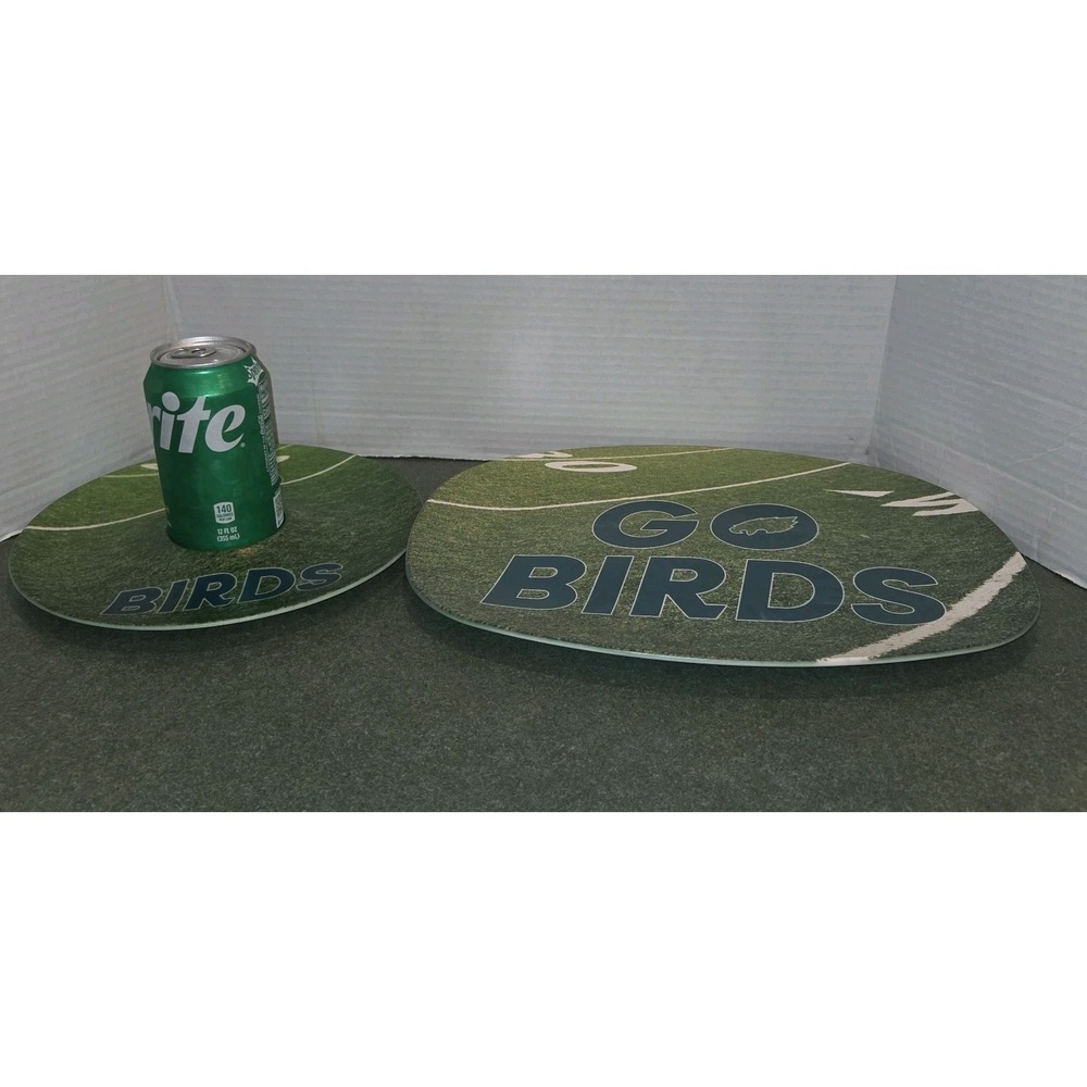 2 pc.Philadelphia Eagles Go Birds NFL Snack Party Dip Tray football Fan